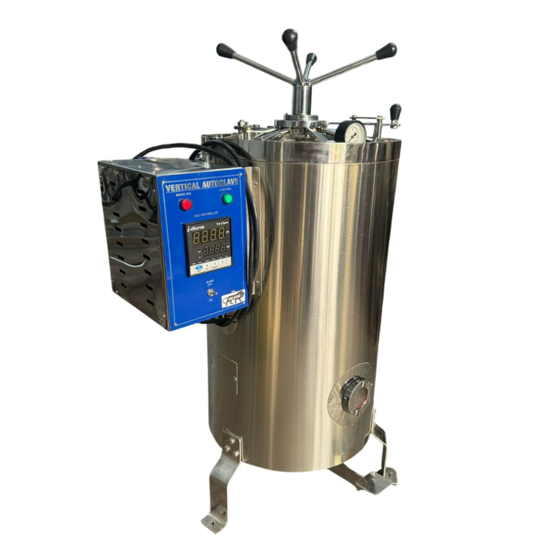 Vertical High Pressure Steam Sterilizer Semi Automatic LEW-102